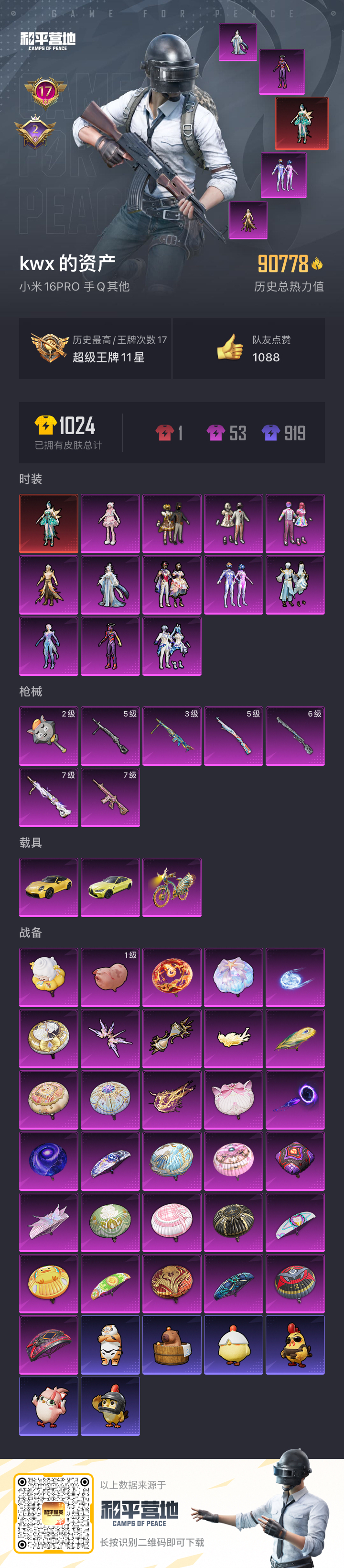 HPCMW3419134和平精英账号详情图3 HPCMW3419134和平精英账号详情图3