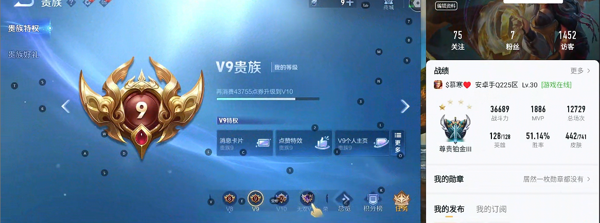 WZQM3372595王者荣耀账号详情图9