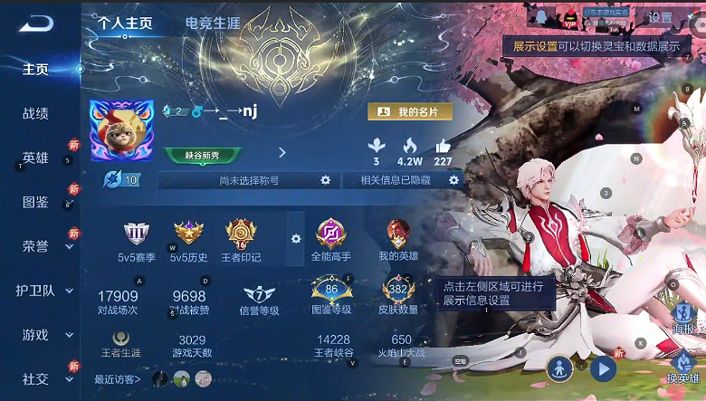 WZQM3370935王者荣耀账号详情图4