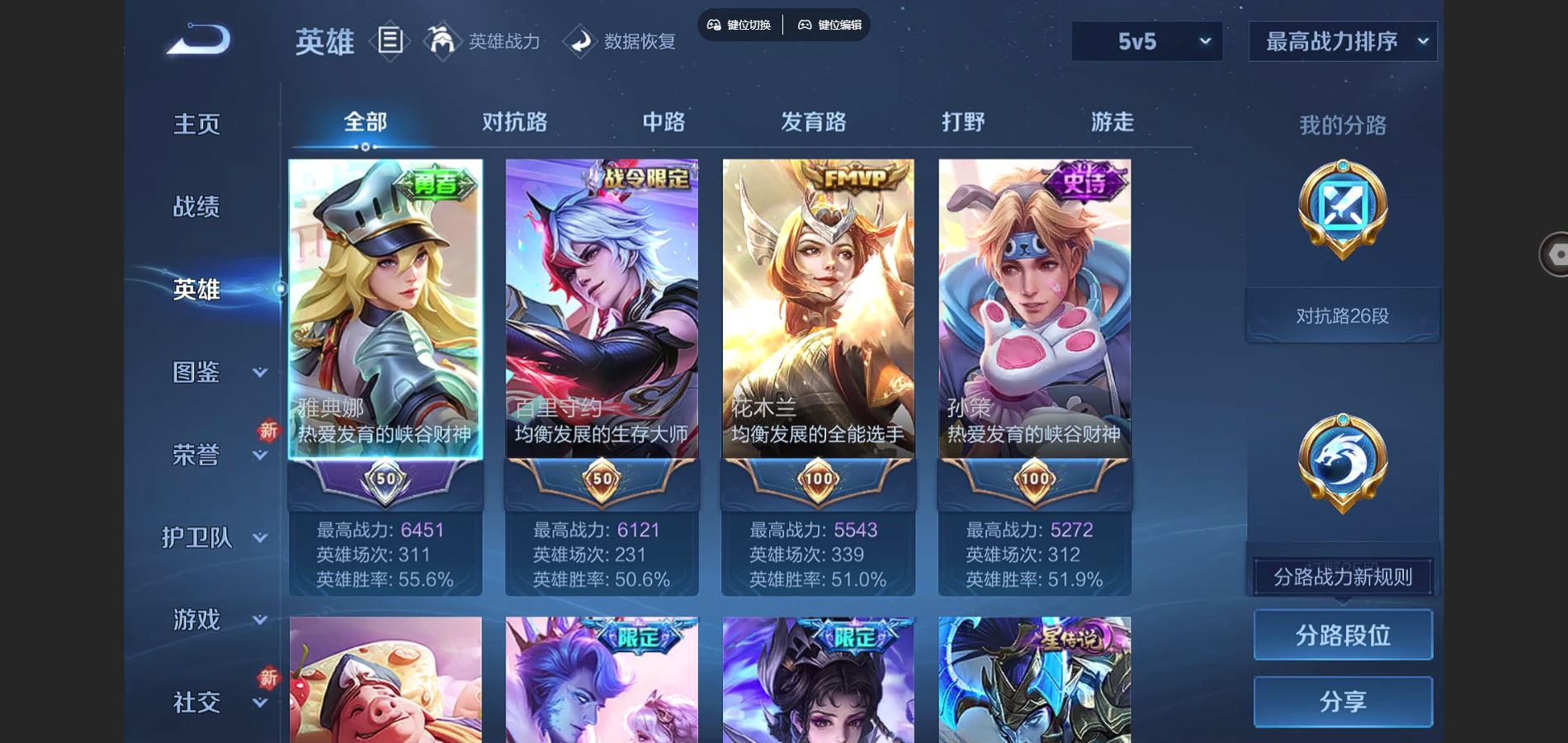 WZCMW3320904王者荣耀账号详情图3