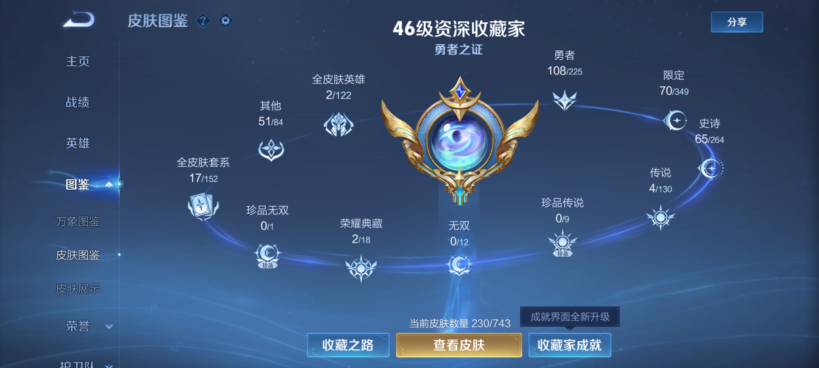 WZDN3323078王者荣耀账号详情图2