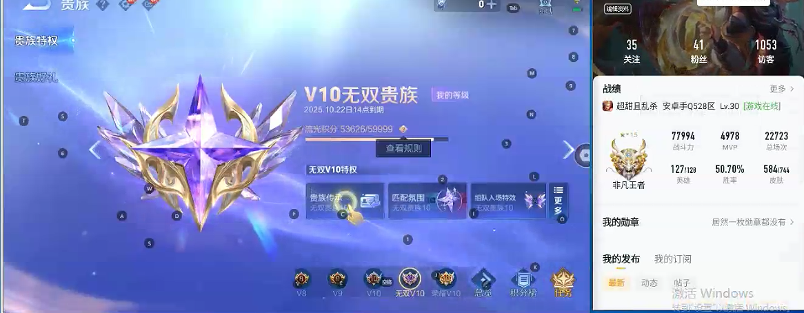 WZQM3392501王者荣耀账号详情图9