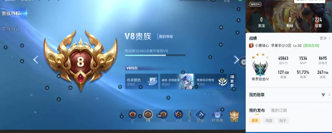 WZQM3360979王者荣耀账号详情图9