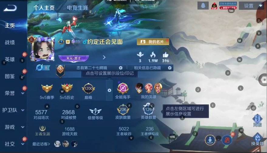 WZQM3385493王者荣耀账号详情图5