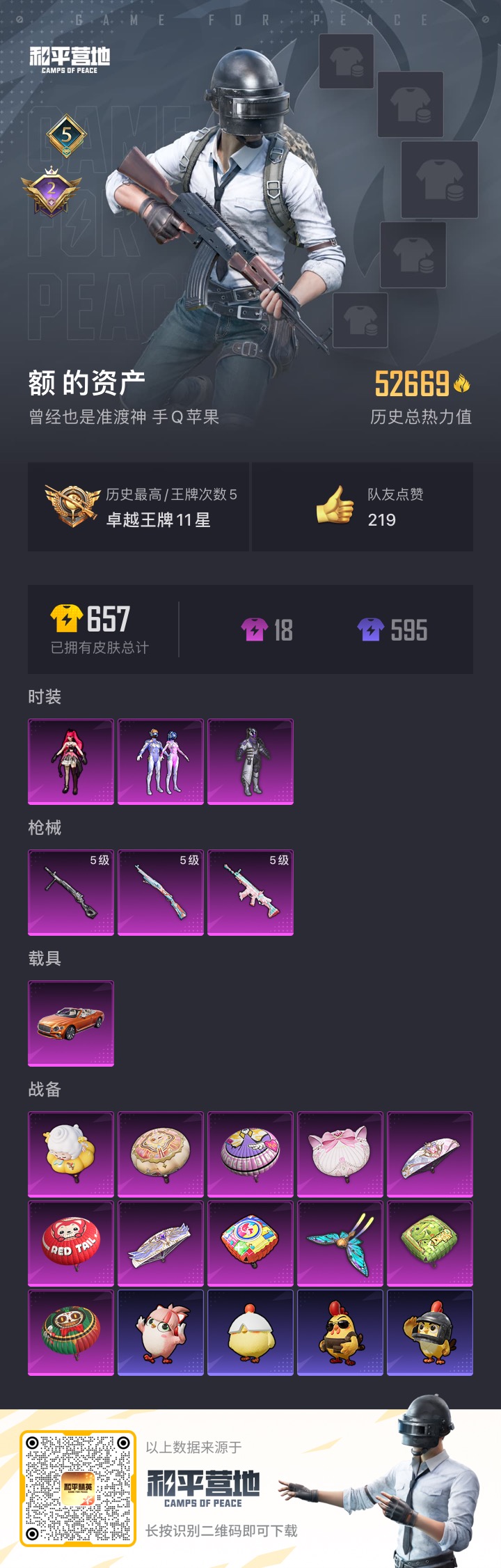 HPCMW3419344和平精英账号详情图2 HPCMW3419344和平精英账号详情图2