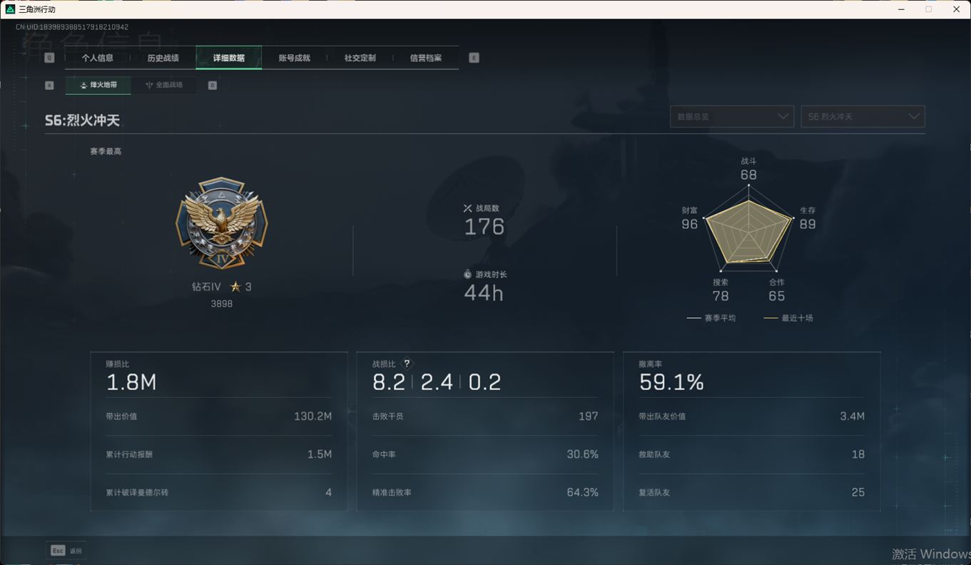 SJZCMW358421三角洲行动账号详情图6