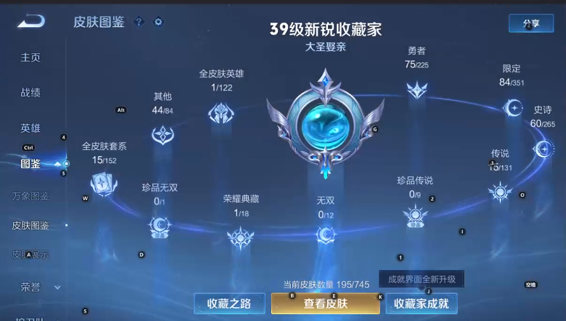 WZQM3376660王者荣耀账号详情图9