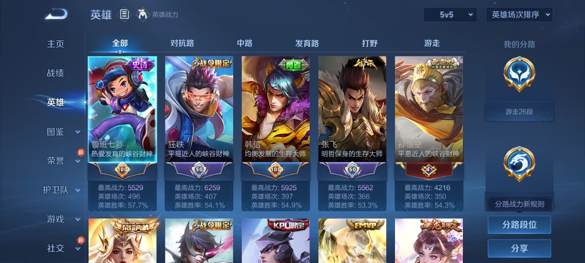 WZQM3349874王者荣耀账号详情图6