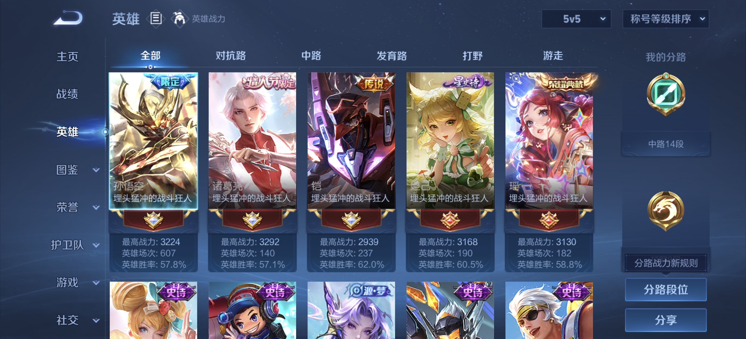 WZDN3354836王者荣耀账号详情图5