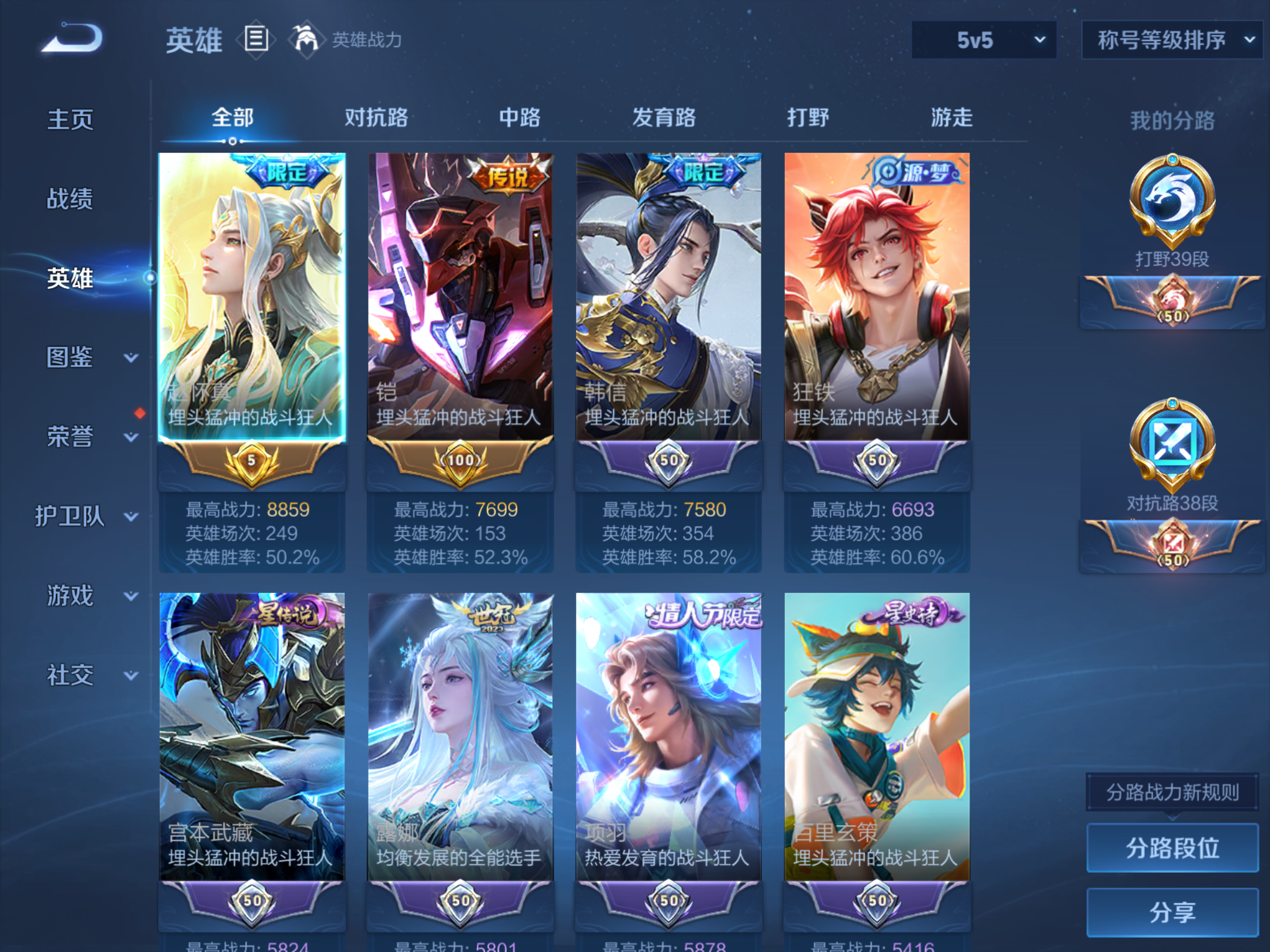 WZCMW3357116王者荣耀账号详情图4