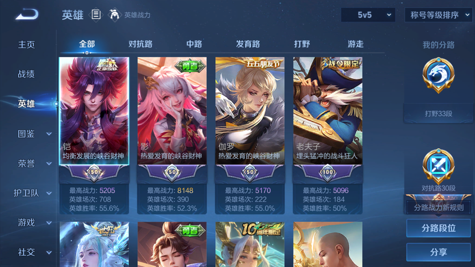 WZCMW3357107王者荣耀账号详情图4