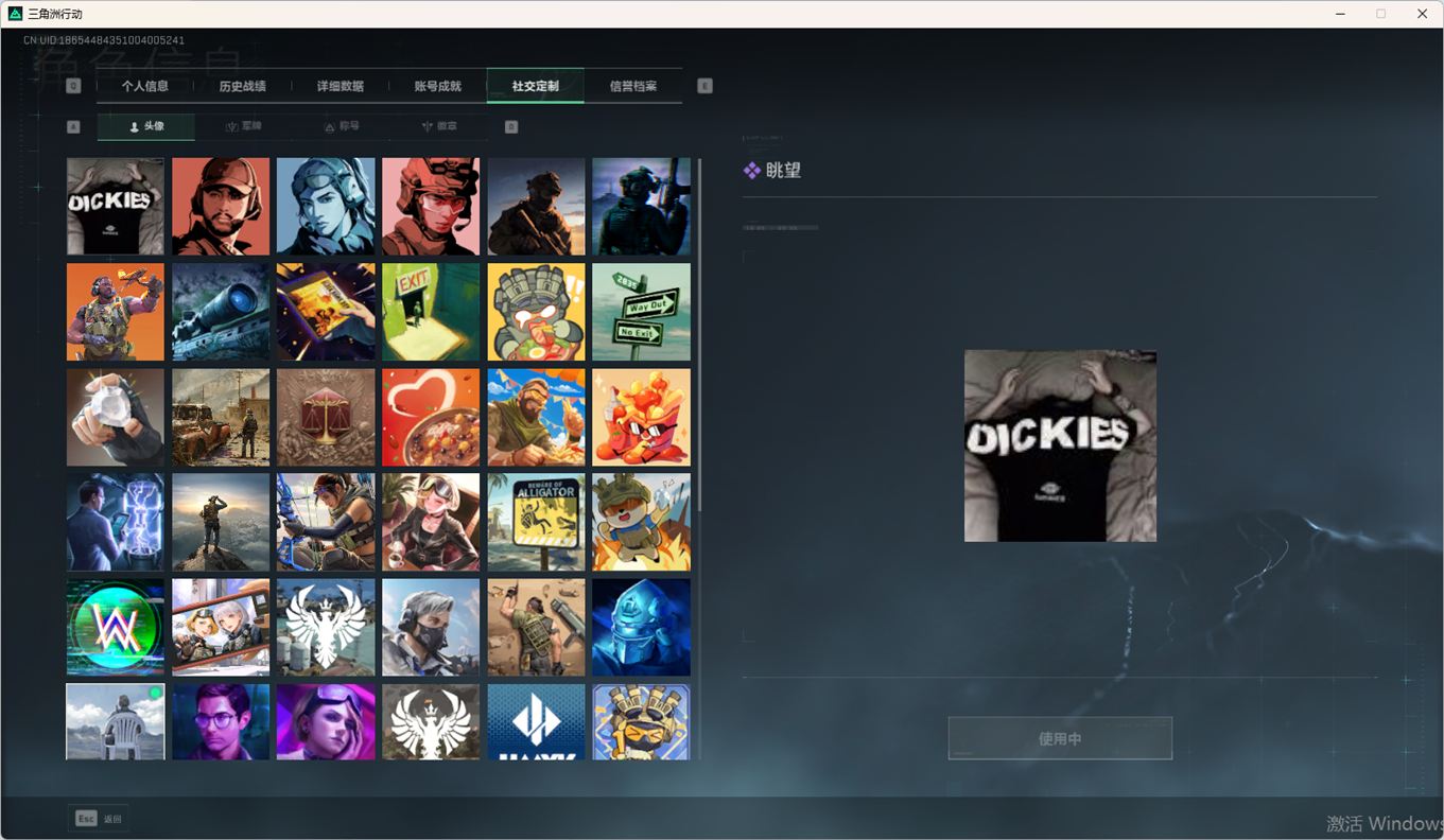 SJZCMW359049三角洲行动账号详情图9