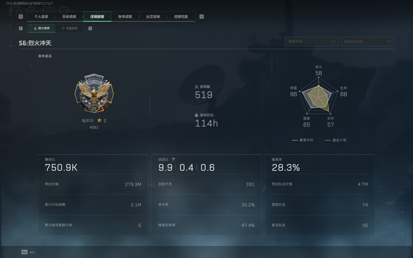 SJZCMW359326三角洲行动账号详情图2