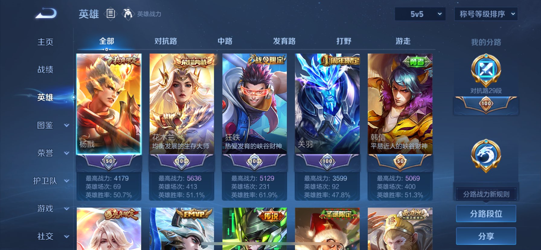 WZQM3373631王者荣耀账号详情图5