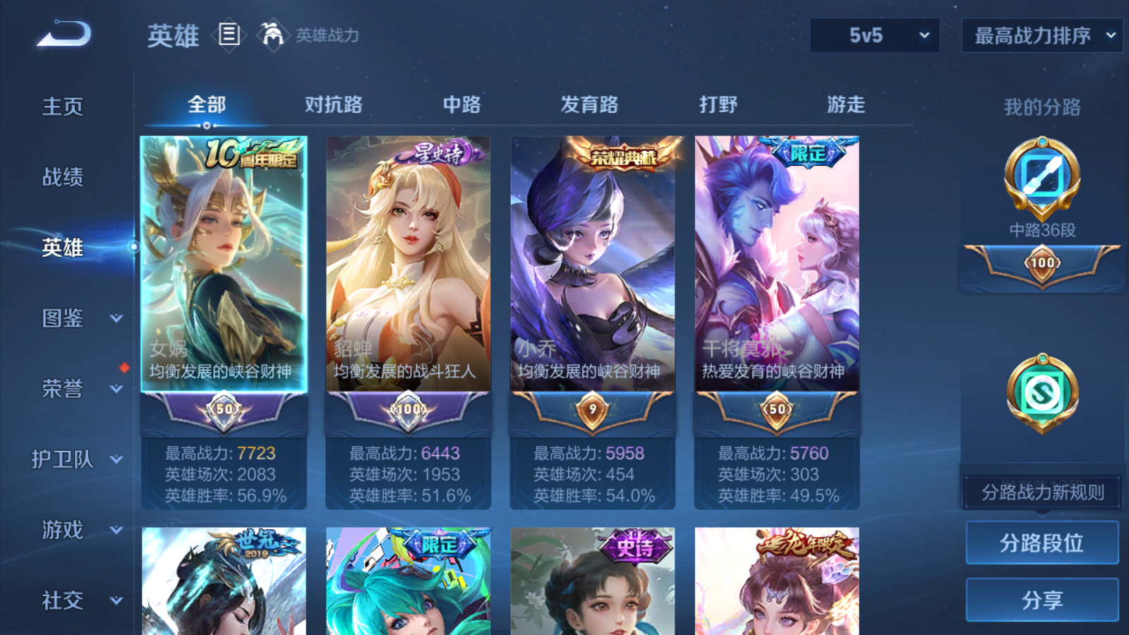 WZCMW3365223王者荣耀账号详情图4