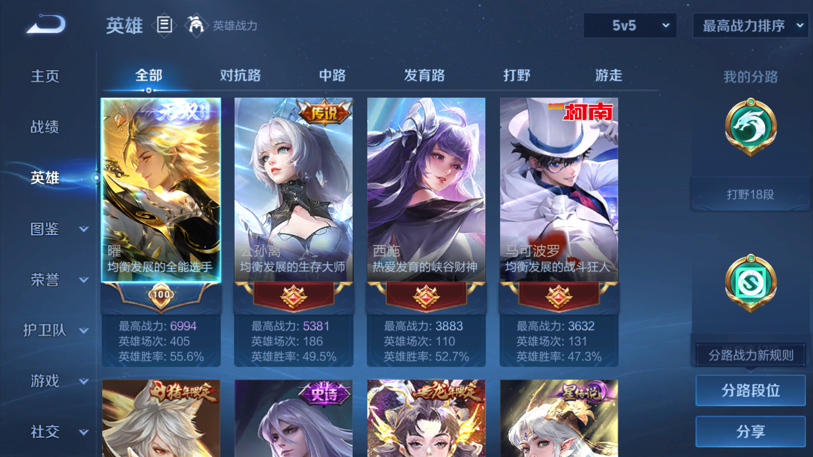 WZCMW3365235王者荣耀账号详情图3