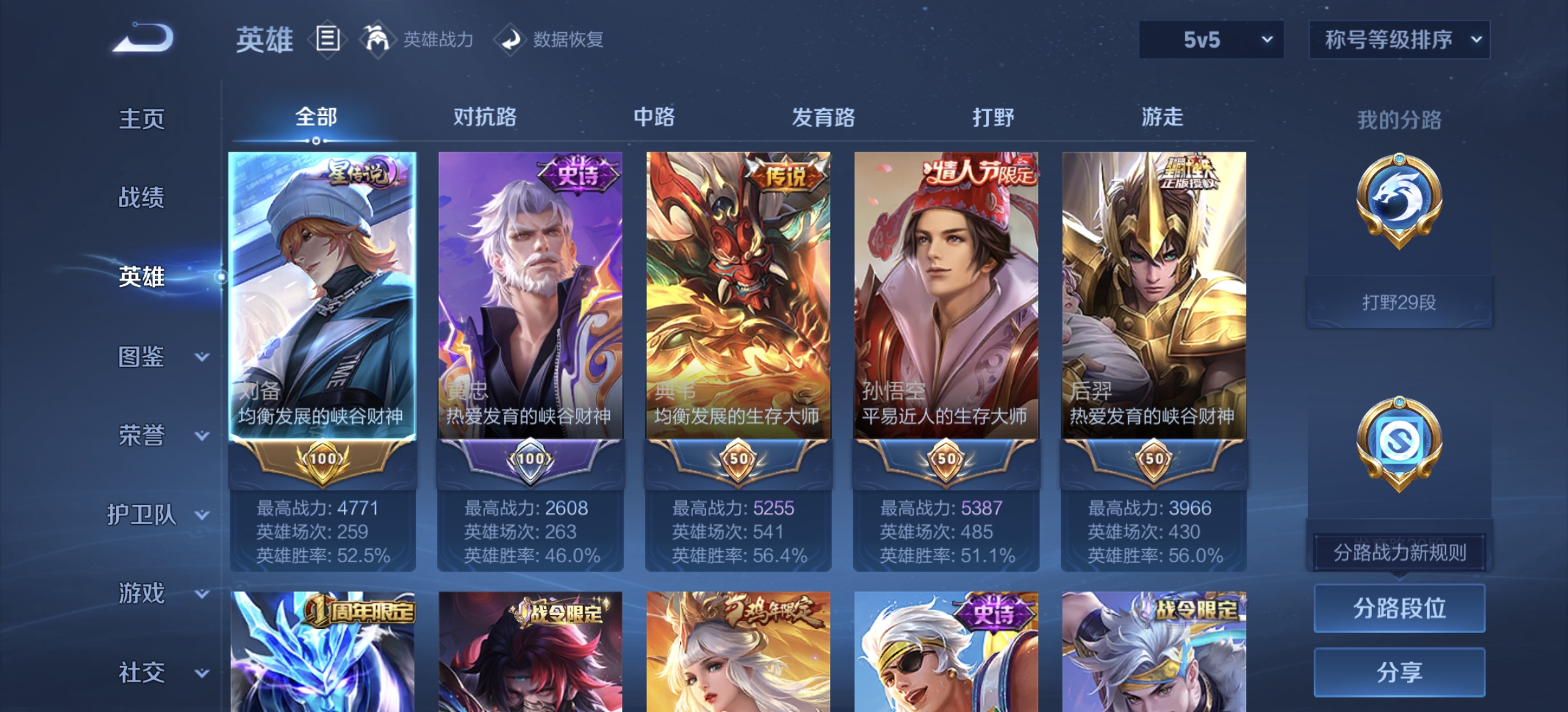 WZQM3365190王者荣耀账号详情图7