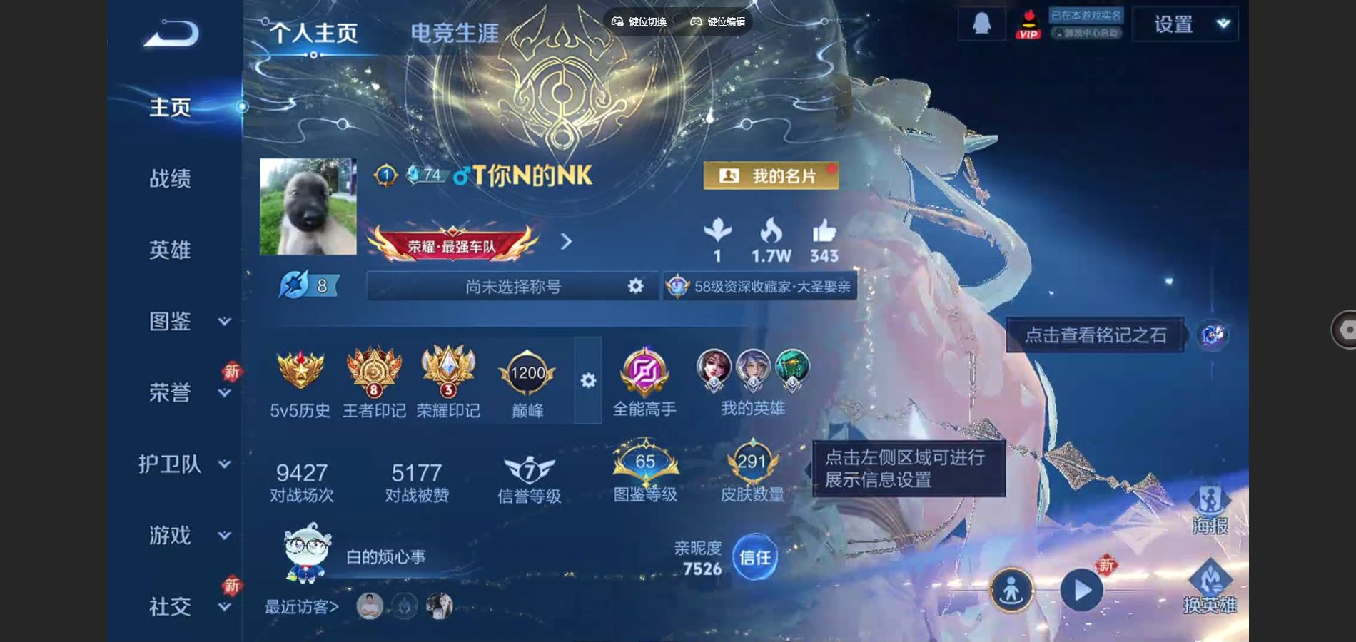 WZCMW3366640王者荣耀账号详情图2 WZCMW3366640王者荣耀账号详情图2