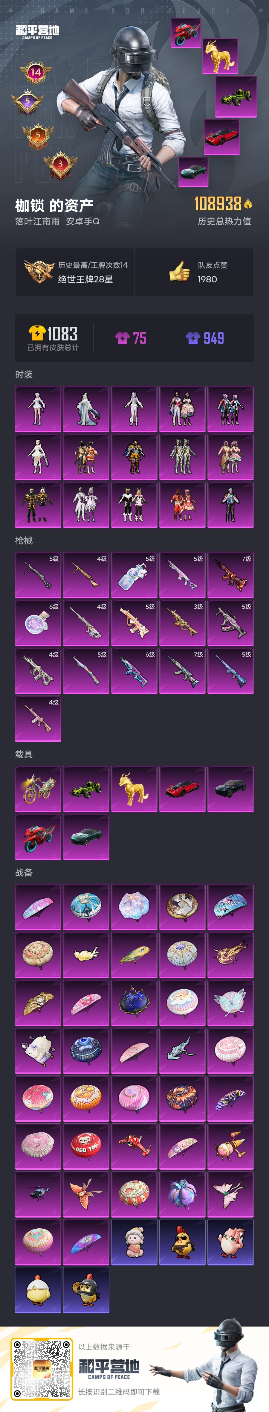 HPCMW3419775和平精英账号详情图18 HPCMW3419775和平精英账号详情图18