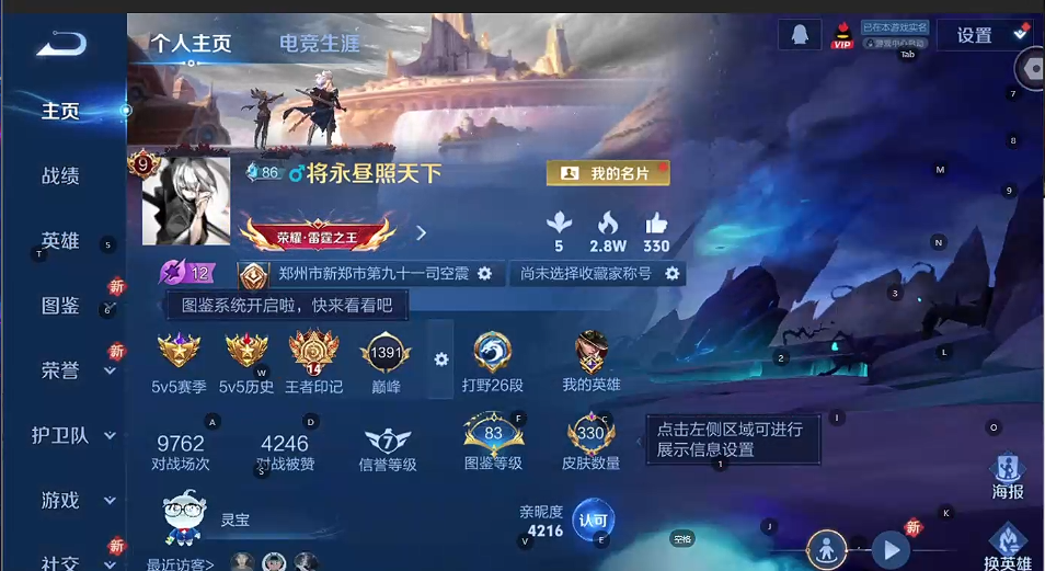 WZQM3371200王者荣耀账号详情图4