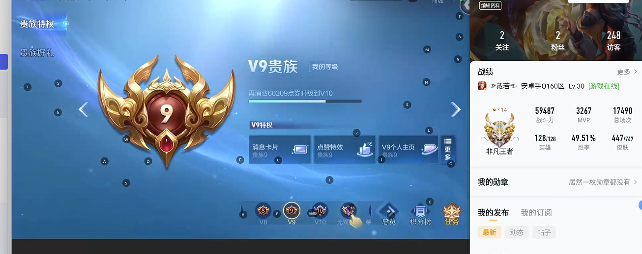 WZQM3371208王者荣耀账号详情图8