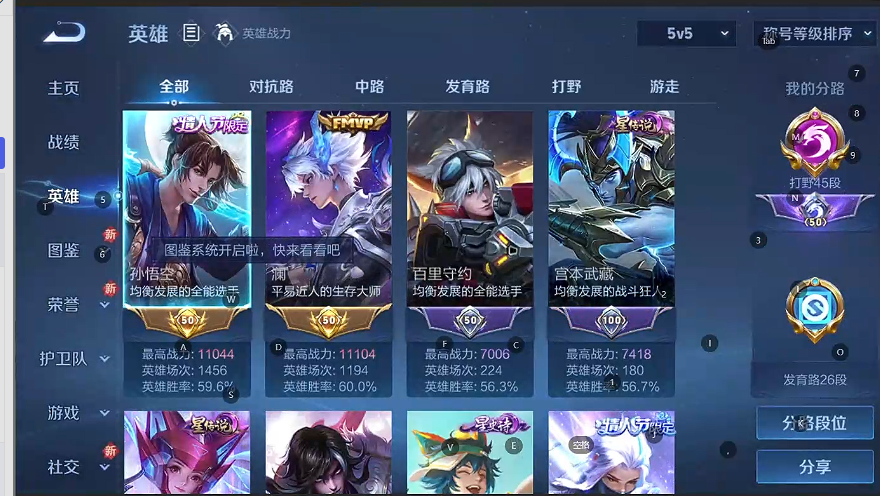 WZQM3371228王者荣耀账号详情图3