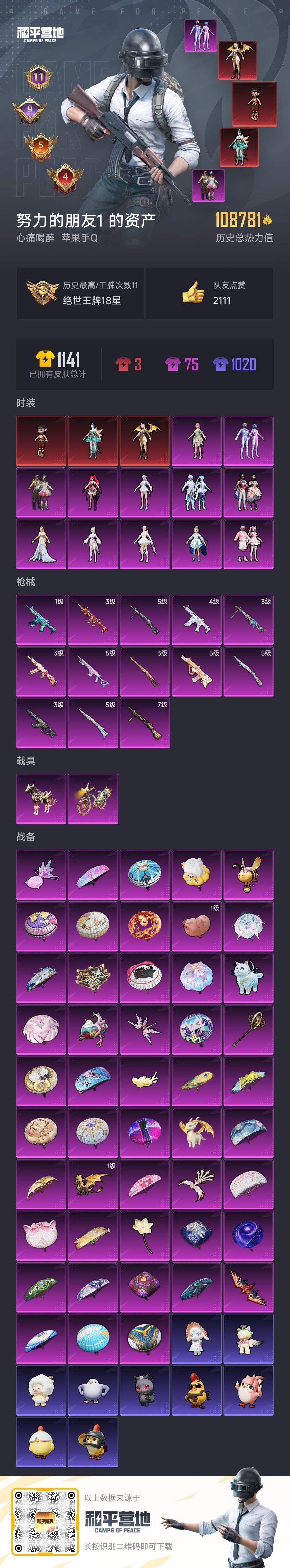 HPQM3387963和平精英账号详情图6 HPQM3387963和平精英账号详情图6