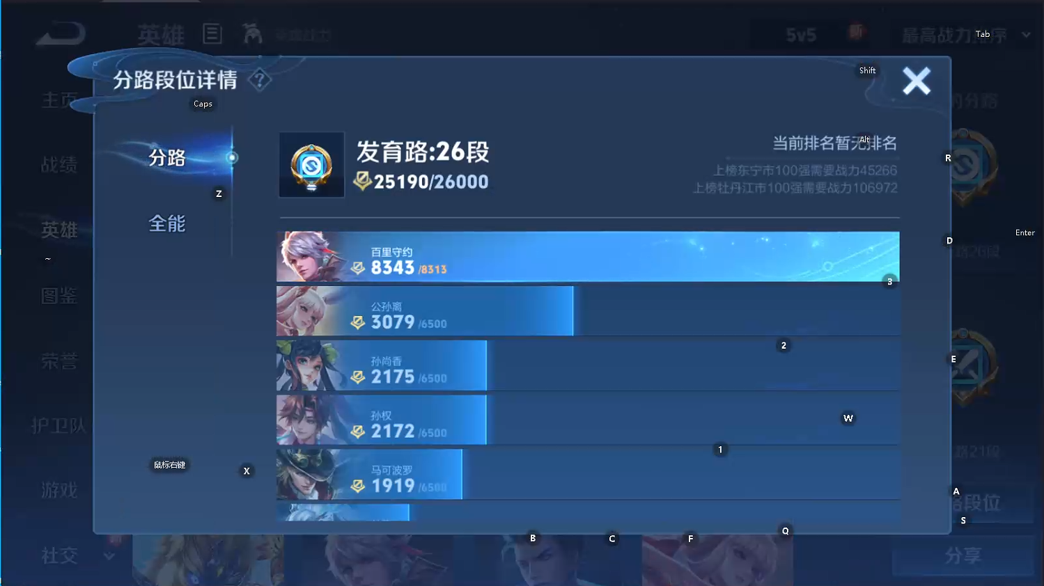 WZQM3388077王者荣耀账号详情图6