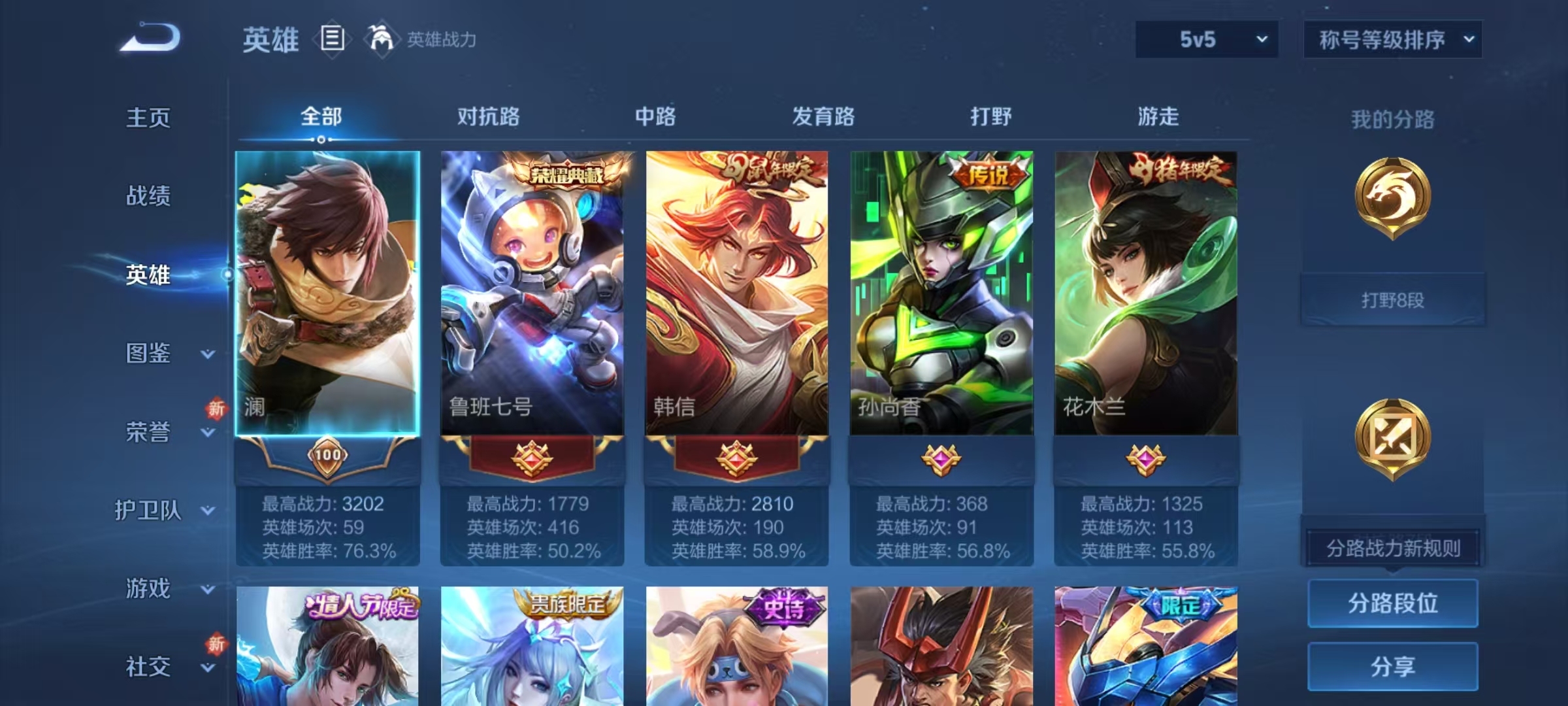 WZQM3375817王者荣耀账号详情图9