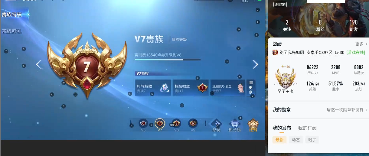 WZQM3375820王者荣耀账号详情图8