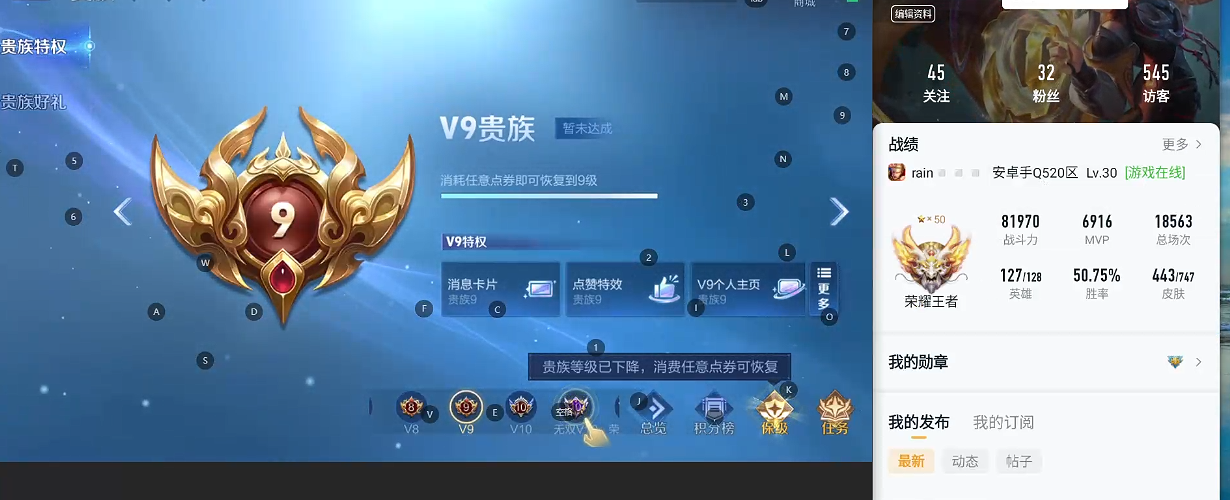 WZQM3375828王者荣耀账号详情图10