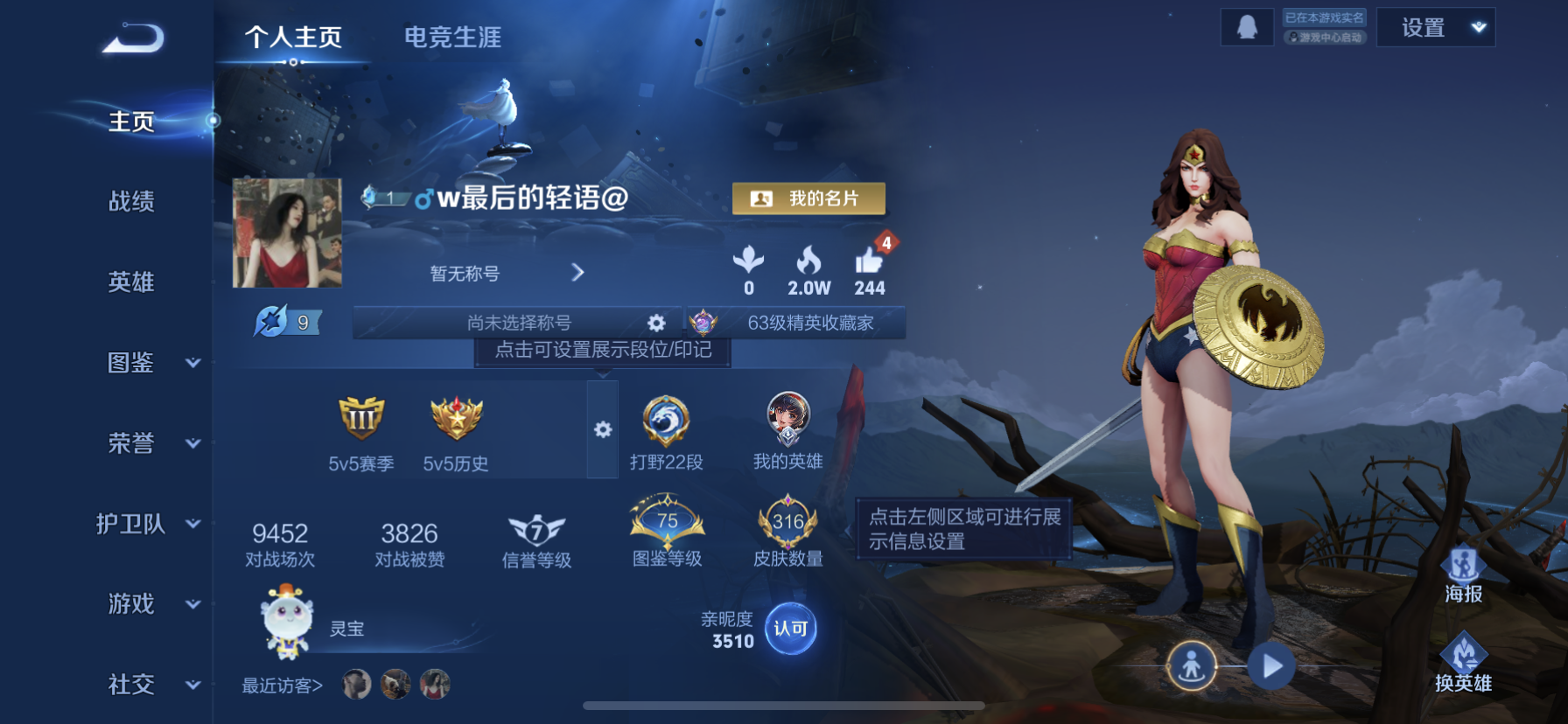 WZQM3376630王者荣耀账号详情图3