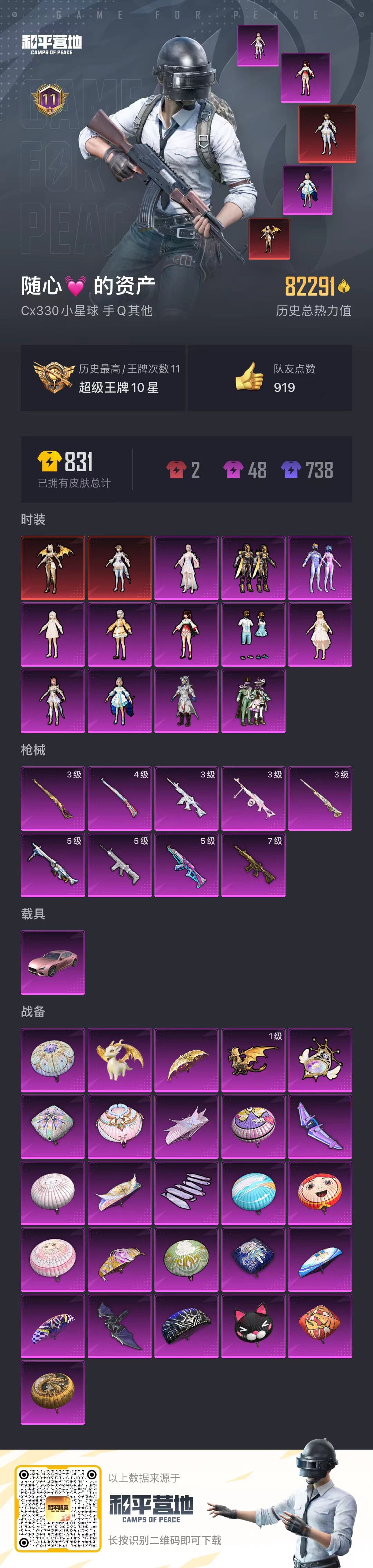 HPQM3392334和平精英账号详情图7 HPQM3392334和平精英账号详情图7