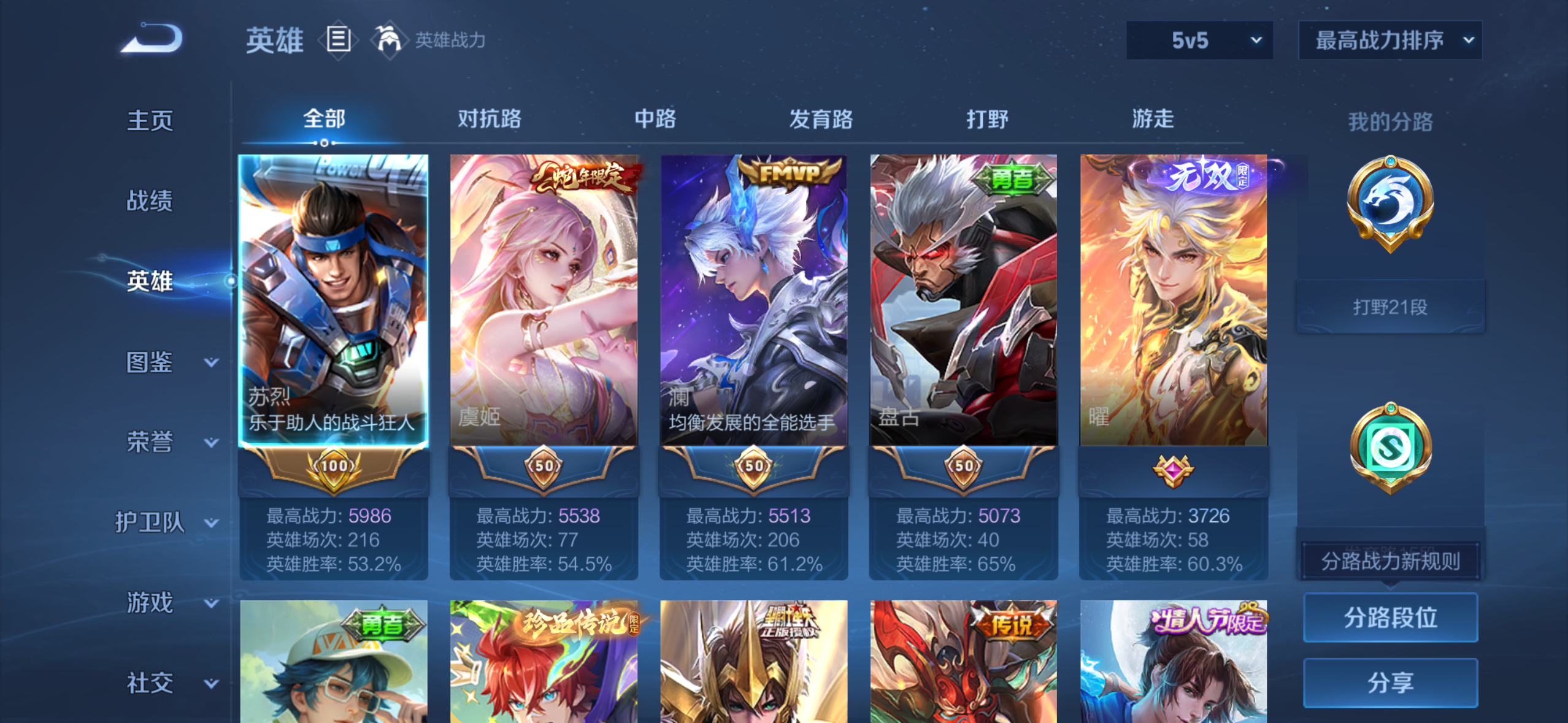 WZDN3380390王者荣耀账号详情图8