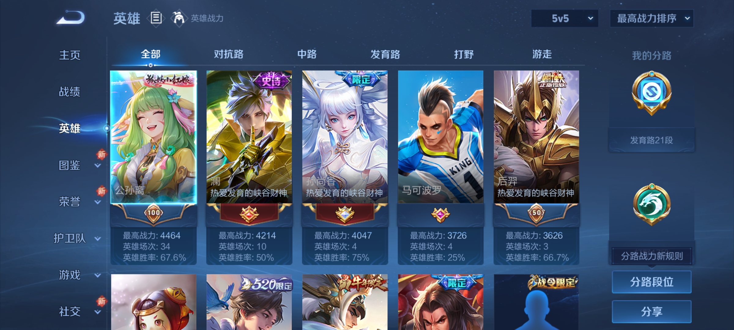 WZDN3380387王者荣耀账号详情图5