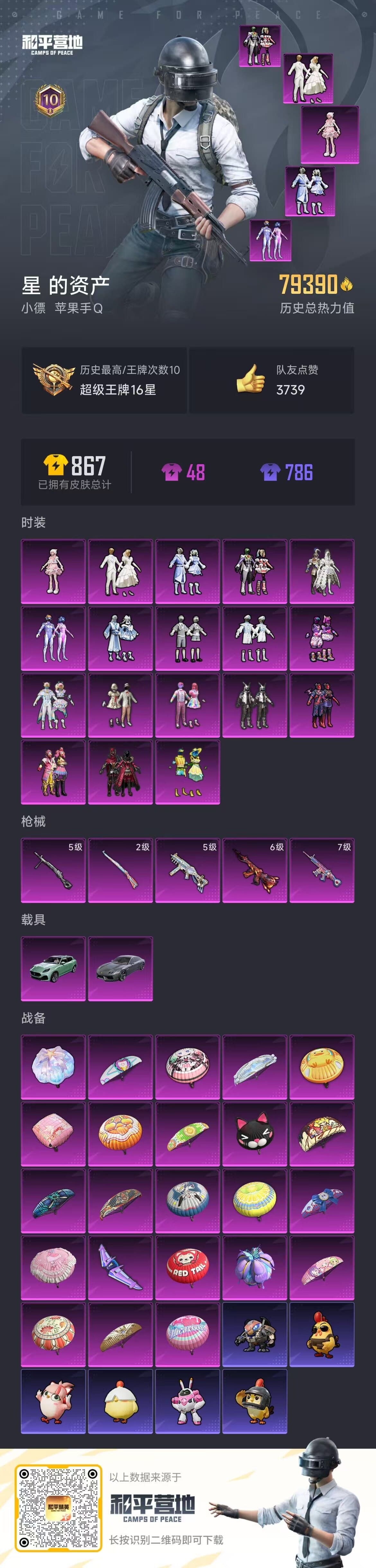 HPCMW3427331和平精英账号详情图9 HPCMW3427331和平精英账号详情图9