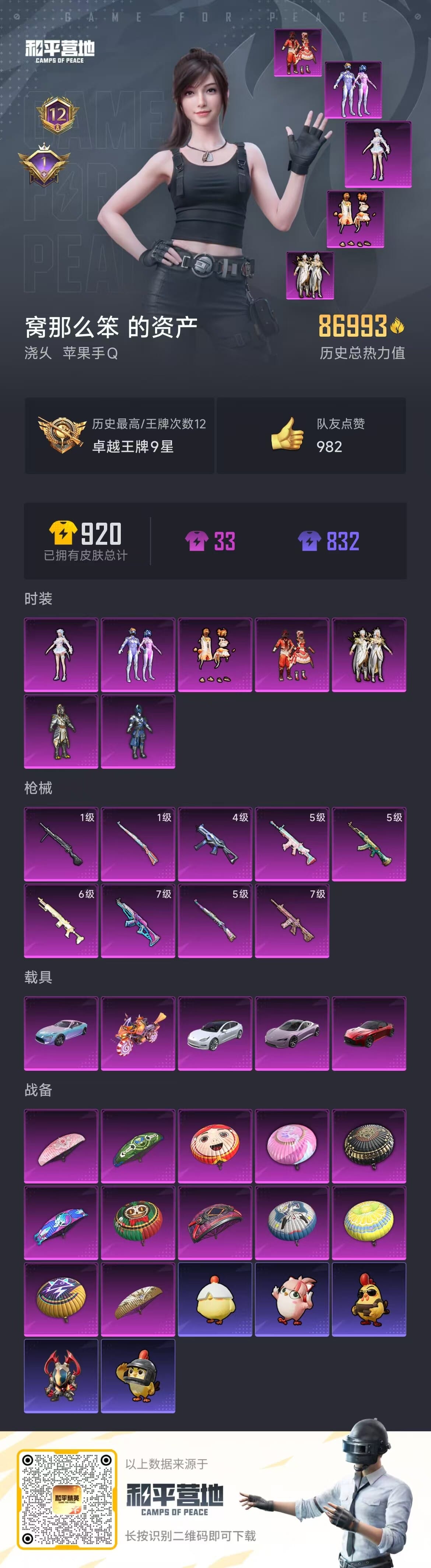 HPCMW3427336和平精英账号详情图11 HPCMW3427336和平精英账号详情图11