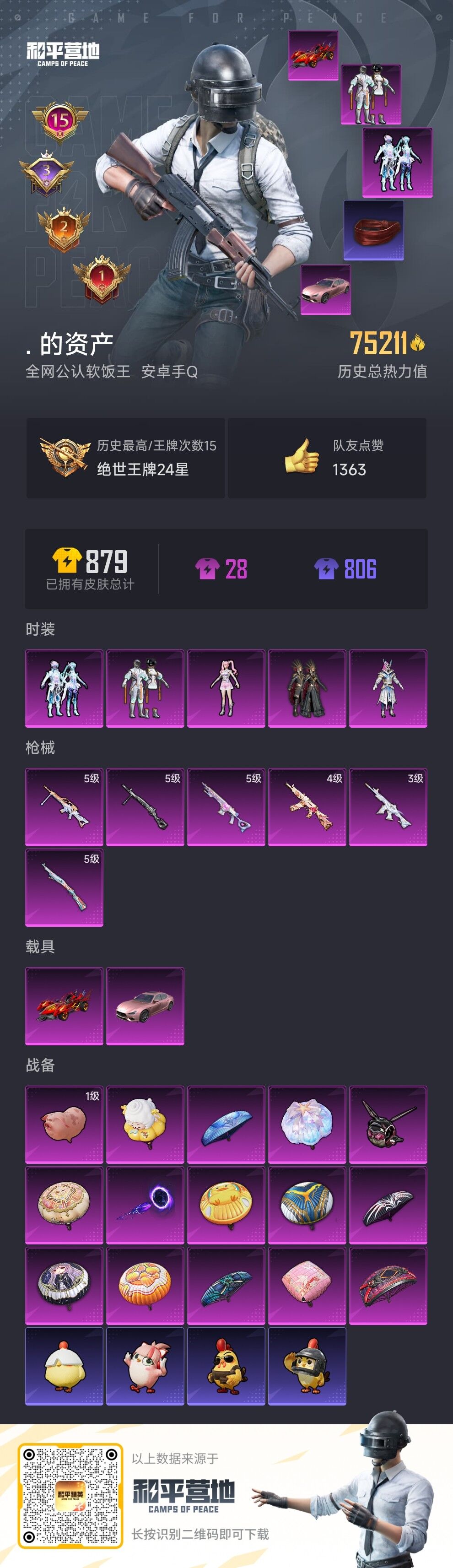 HPDN3394610和平精英账号详情图12 HPDN3394610和平精英账号详情图12