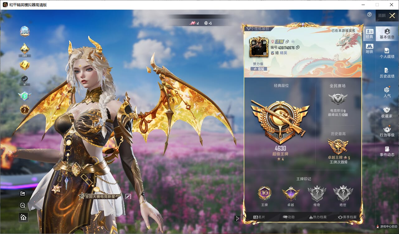 和平精英账号苹果QQ2载具-866套装-271枪皮-实名: 可修改 时装数: 866 载具数: 2 枪械数: 271 战