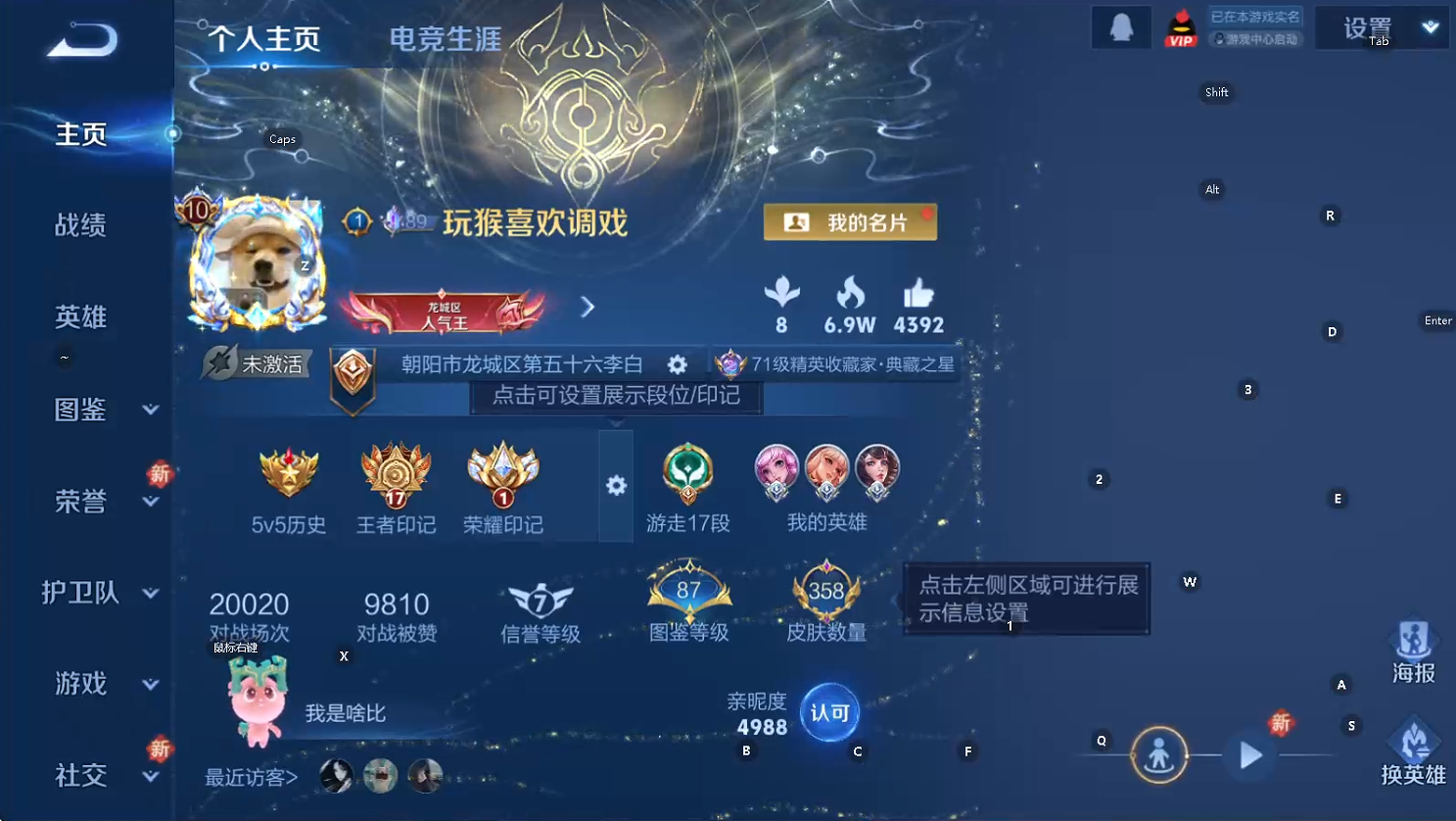 WZQM3389878王者荣耀账号详情图11