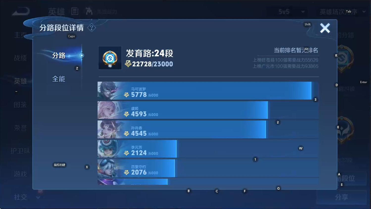 WZQM3390238王者荣耀账号详情图7