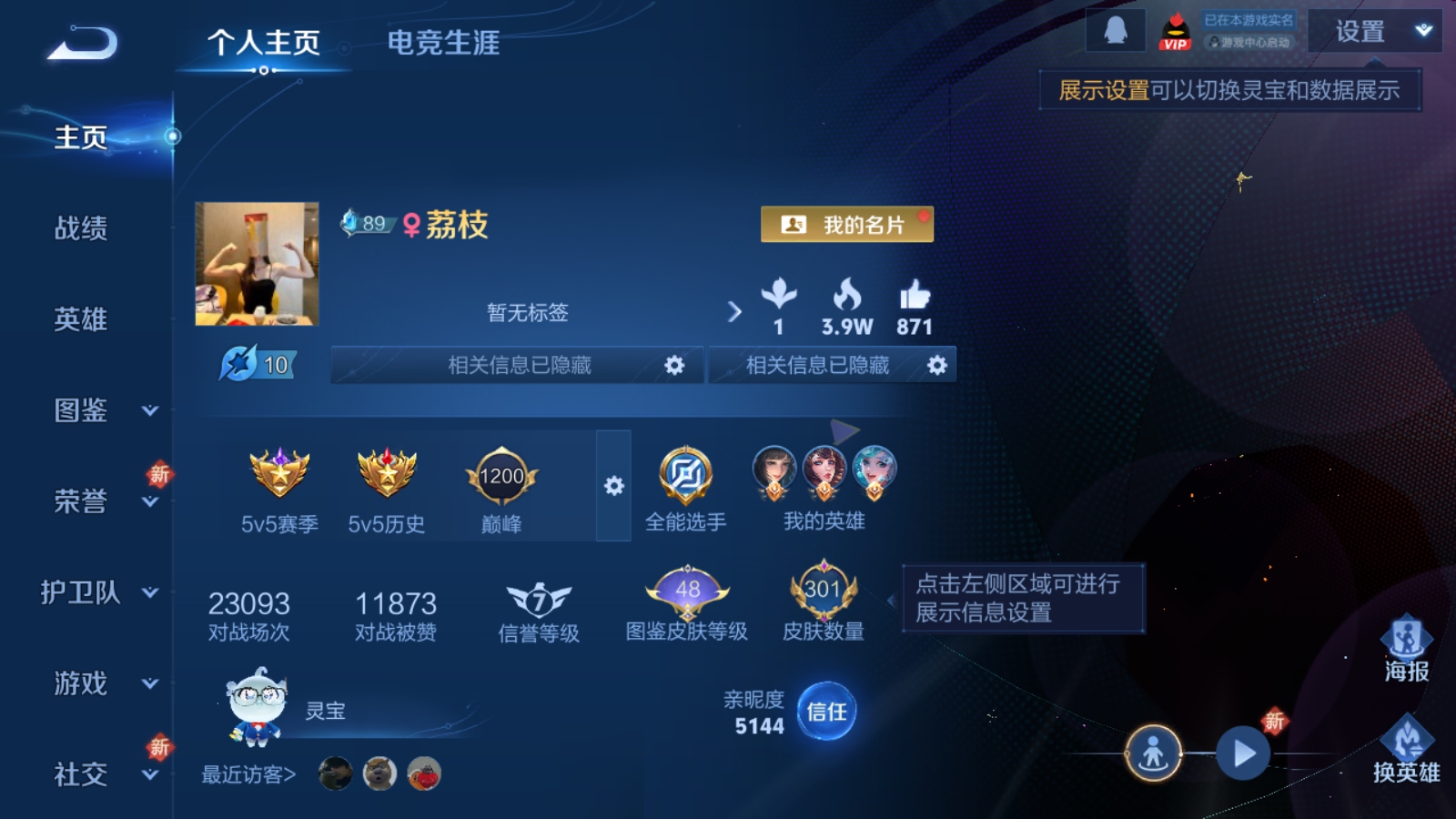 WZQM3390239王者荣耀账号详情图8