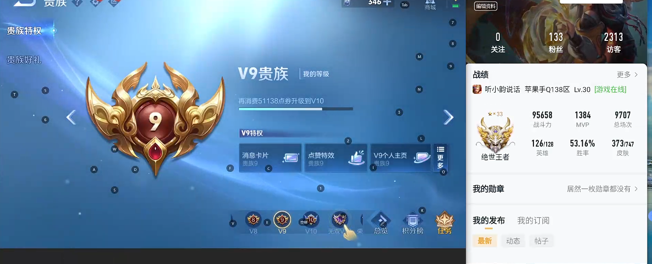 WZQM3382258王者荣耀账号详情图8