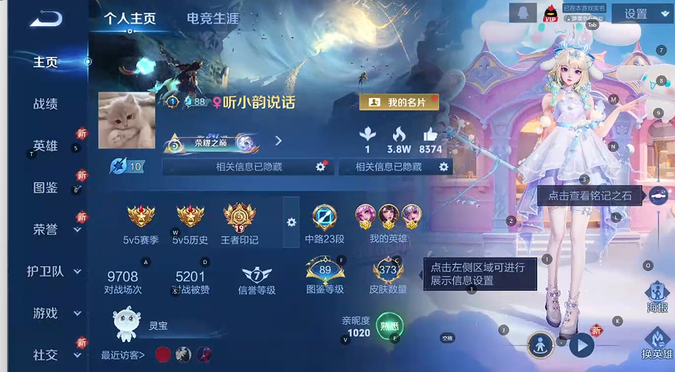 WZQM3382258王者荣耀账号详情图5