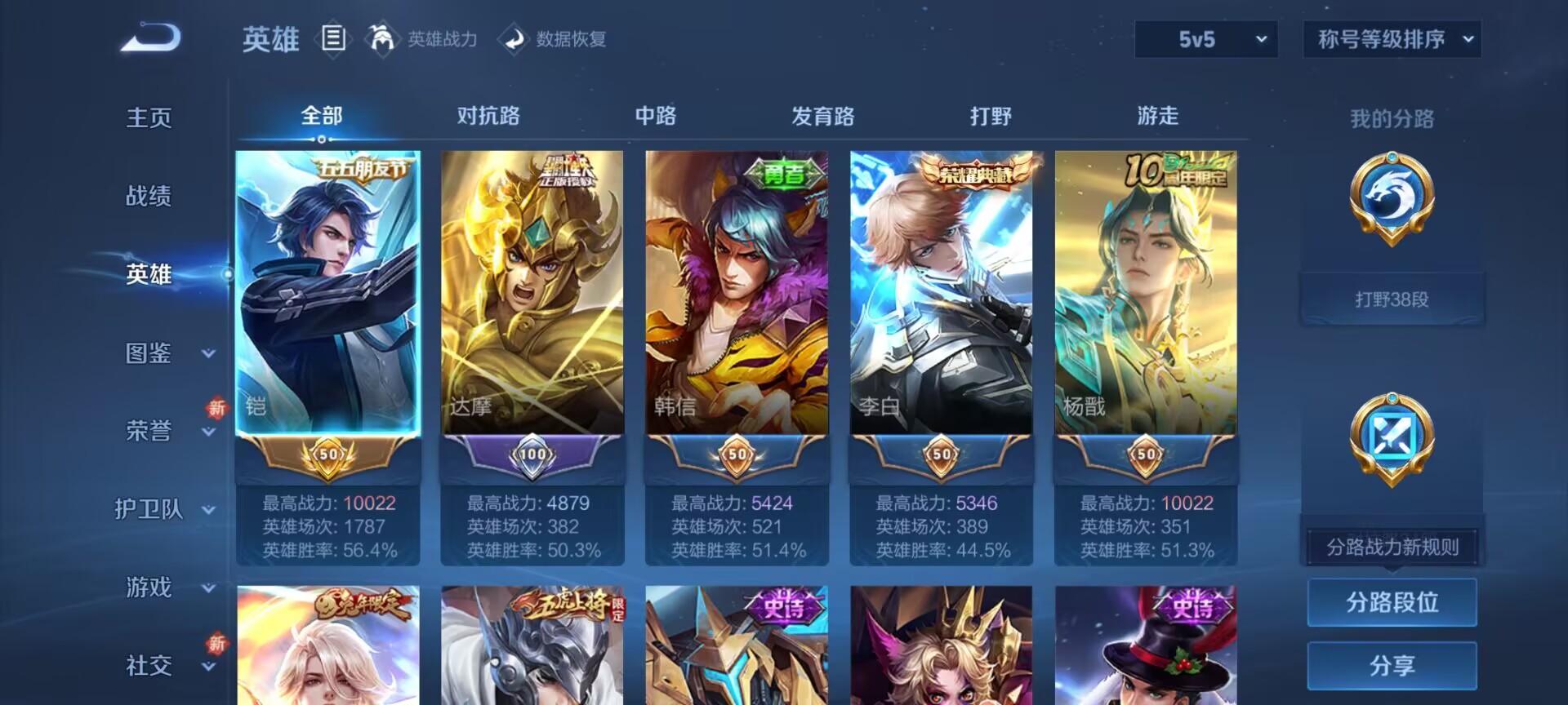 WZQM3383821王者荣耀账号详情图8 WZQM3383821王者荣耀账号详情图8