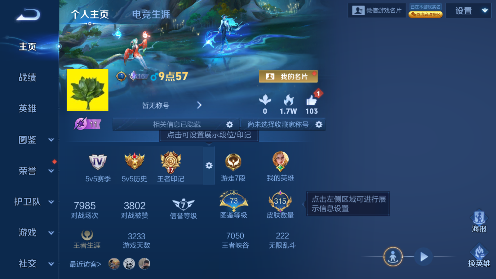 王者荣耀账号安卓VX128英雄-315皮肤-[]V9-315皮肤3典藏2无双1珍品传说29传说 发育路30段 金标白起 