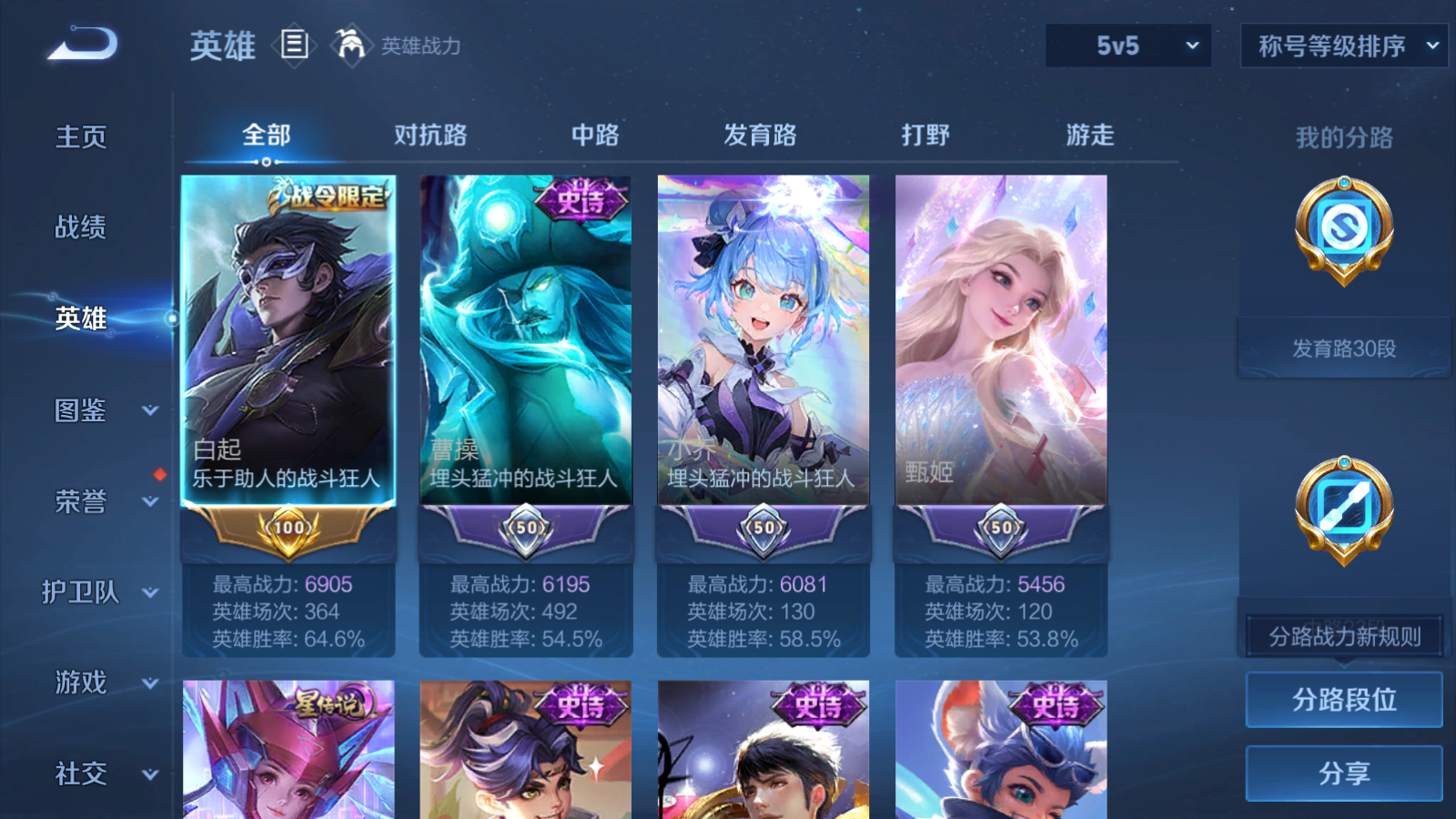 WZCMW3385539王者荣耀账号详情图4