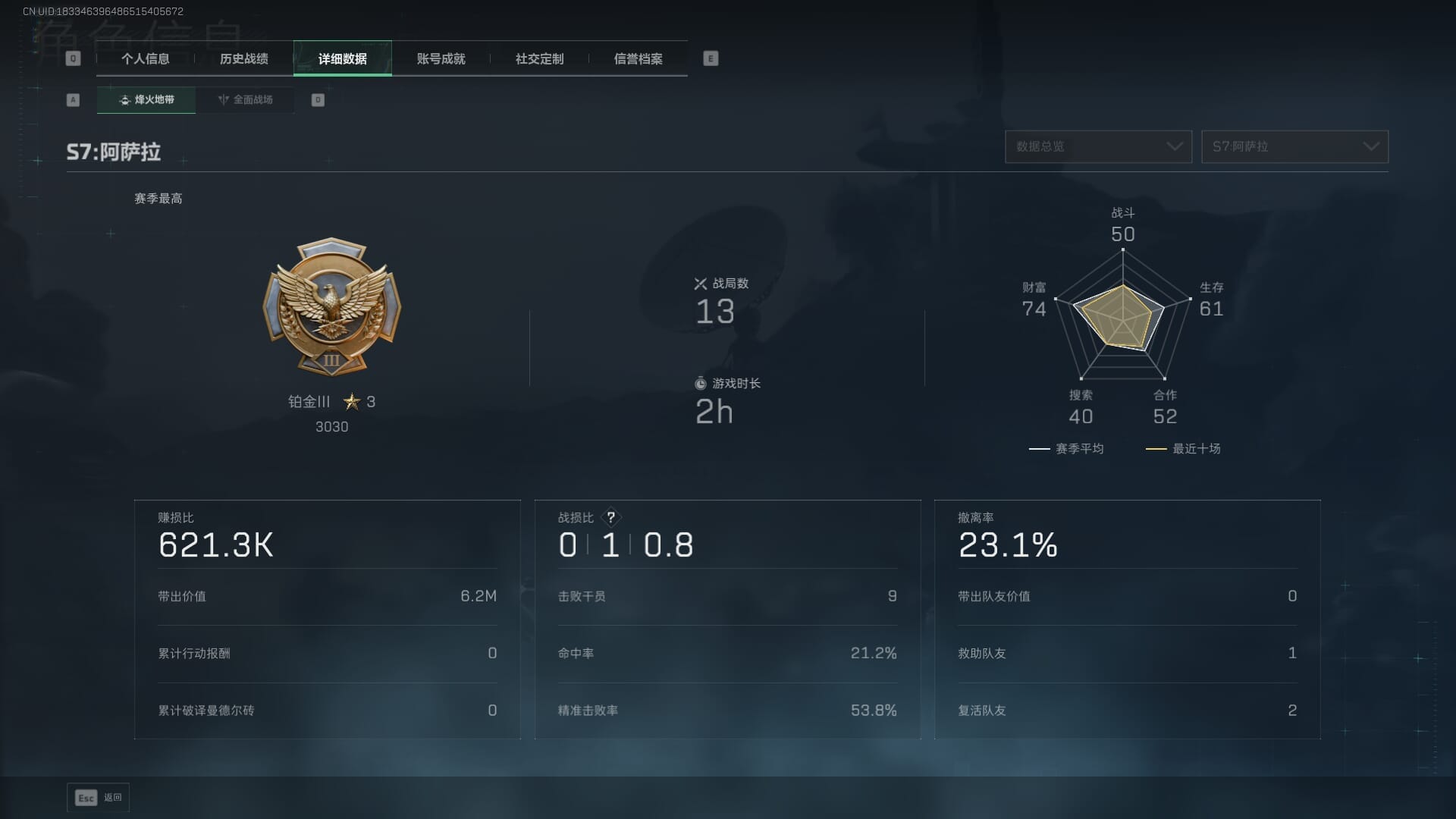 SJZCMW390756三角洲行动账号详情图3 SJZCMW390756三角洲行动账号详情图3