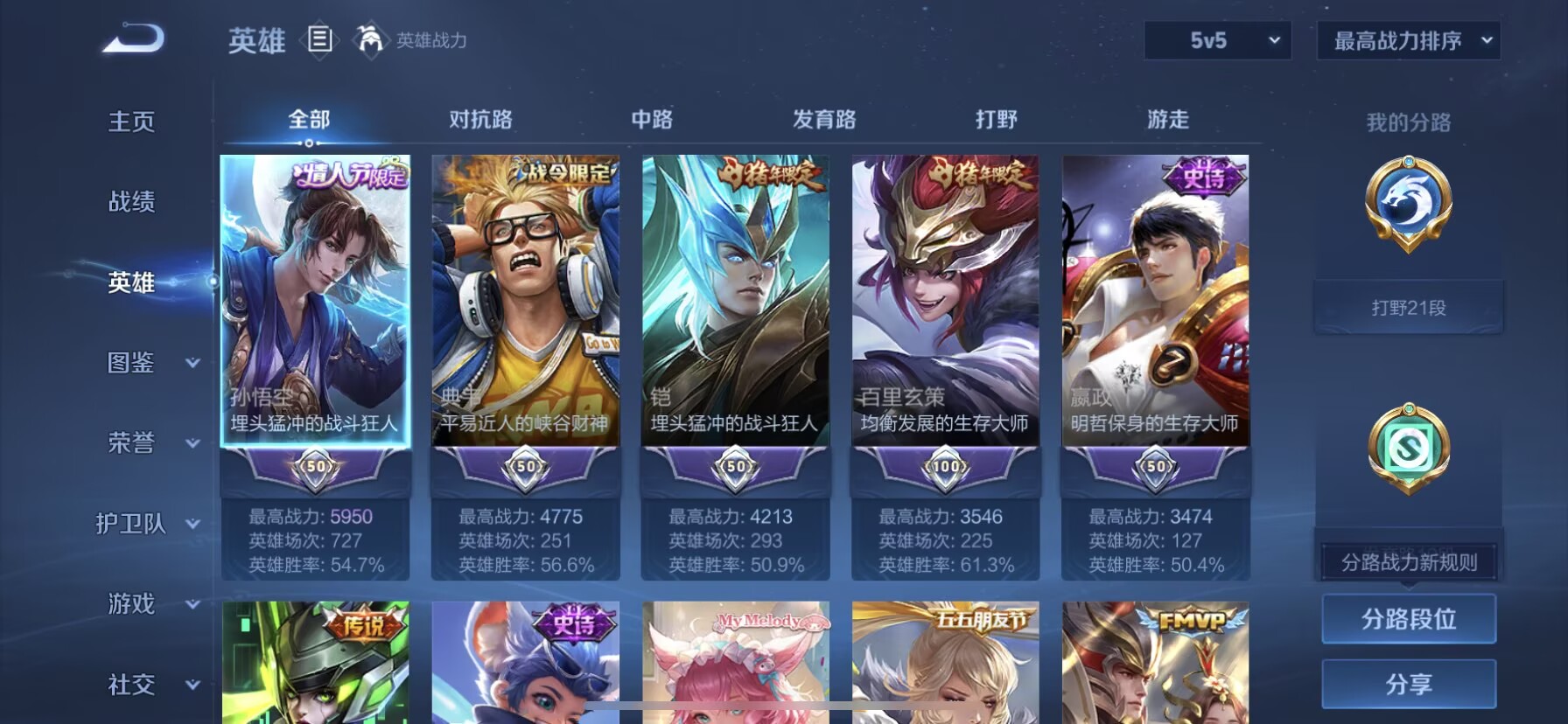 WZDN3386574王者荣耀账号详情图9