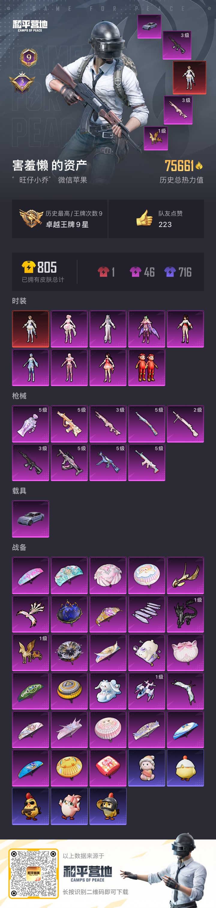 HPQM3398151和平精英账号详情图6 HPQM3398151和平精英账号详情图6